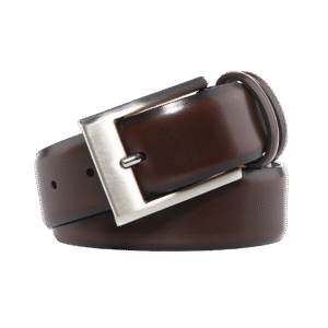 Men’s Mahogany Leather Dress Belt